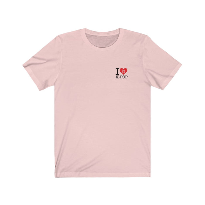 I Love Kpop Badge Unisex T-Shirt - Kpopshop