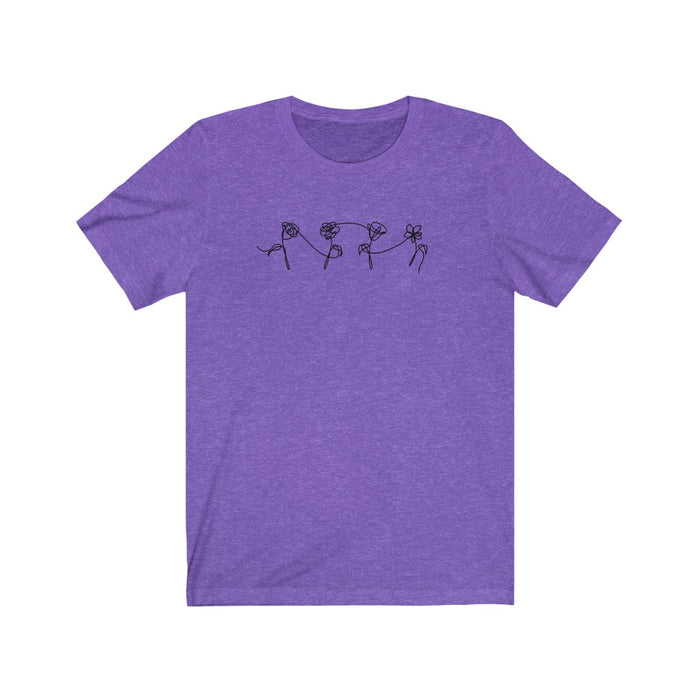 Rose Flower T-Shirt - Trendy Kpop T-shirts - Kpop Classic T-Shirt