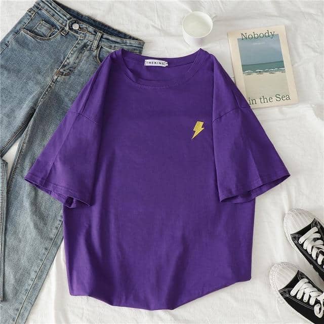 Kpopshop Originals - 90s girl Women carrot O-neck T-shirts Vintage Ullzang  Top Tees Female - Kpopshop