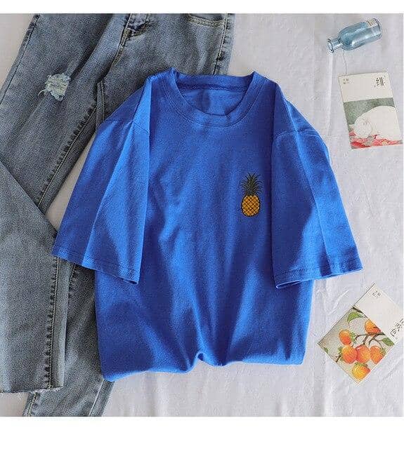 Kpopshop Originals - 90s girl Women carrot O-neck T-shirts Vintage Ullzang  Top Tees Female - Kpopshop