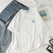 Kpopshop Originals - 90s girl Women carrot O-neck T-shirts Vintage Ullzang  Top Tees Female - Kpopshop