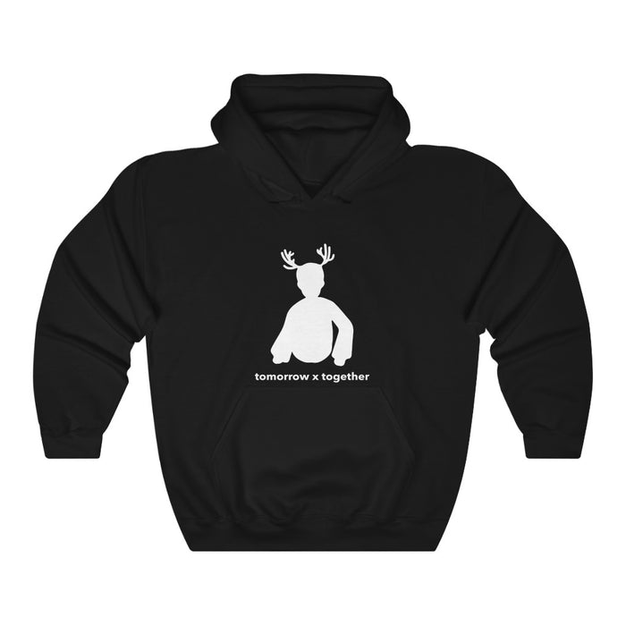 Txt White Background Hoodie - TXT Hoodies - TOMORROW X TOGETHER Pullover Hoodie