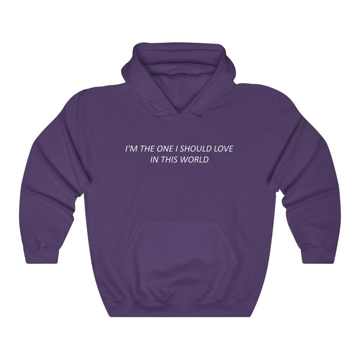 I'm The One I Should Love In This World Hoodie - Trendy Winter Kpop Hoodies - Kpop Hooded Sweater