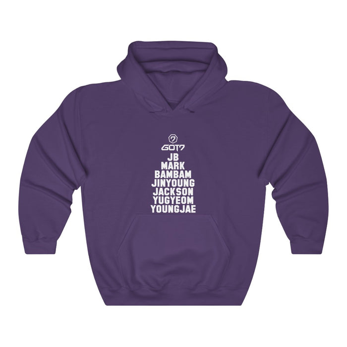 GOT7 Jb Mark Bambam Jinyoung Jackson Yugyeom Youngjae Hoodie - GOT7 Hoodies - Kpop Pullover Hoodie