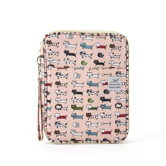 96/192 Holes Cat Pencil Case School for Girls Boys Large Capacity Cartridge Supplies Cute Kawaii Pen Bag Big Stationery Box Kit