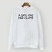 Kpop Newest A GIRL HAS NO NAME Print Sweatshirt For Women 2018 Autumn Winter Hoody Game Of Thrones Harajuku Women's Hoodies Kpop Tops Coat that you'll fall in love with. At an affordable price at KPOPSHOP, We sell a variety of A GIRL HAS NO NAME Print Sweatshirt For Women 2018 Autumn Winter Hoody Game Of Thrones Harajuku Women's Hoodies Kpop Tops Coat with Free Shipping.