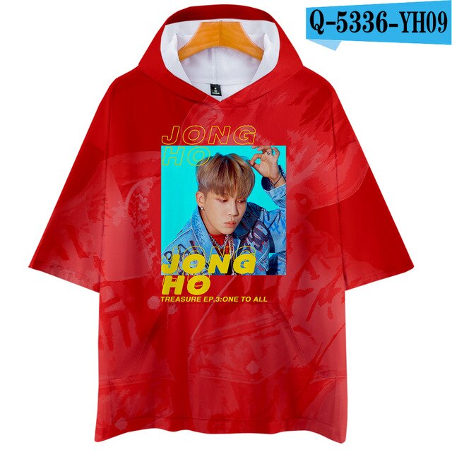 ATEEZ 3D New Personality Tee Shirt K Pop  T-shirt Hip-Hop Soft Tops - Kpopshop