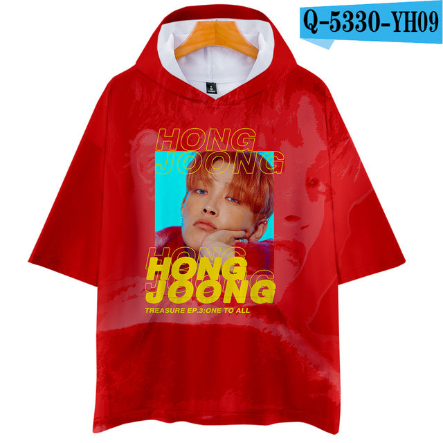 ATEEZ 3D New Personality Tee Shirt K Pop  T-shirt Hip-Hop Soft Tops - Kpopshop