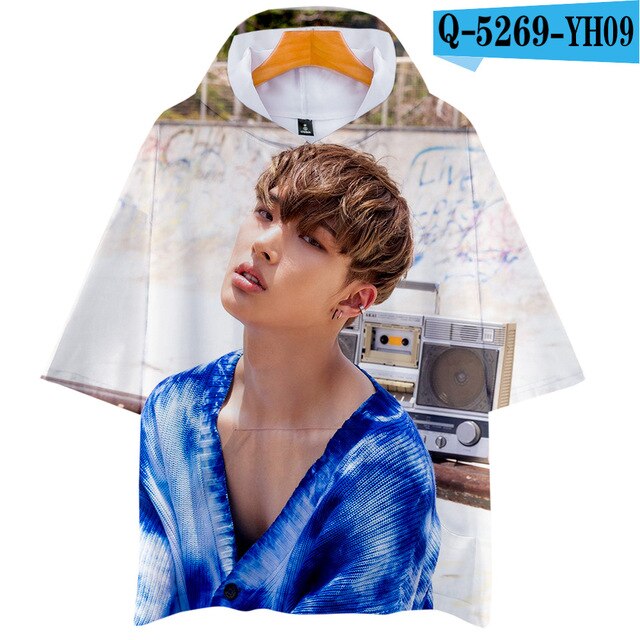 ATEEZ 3D New Personality Tee Shirt K Pop  T-shirt Hip-Hop Soft Tops - Kpopshop