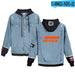 ATEEZ Hooded Denim Jacket For Women Jeans Jacket Holes Vintage  Coat Female loose Basic Coats - Kpopshop