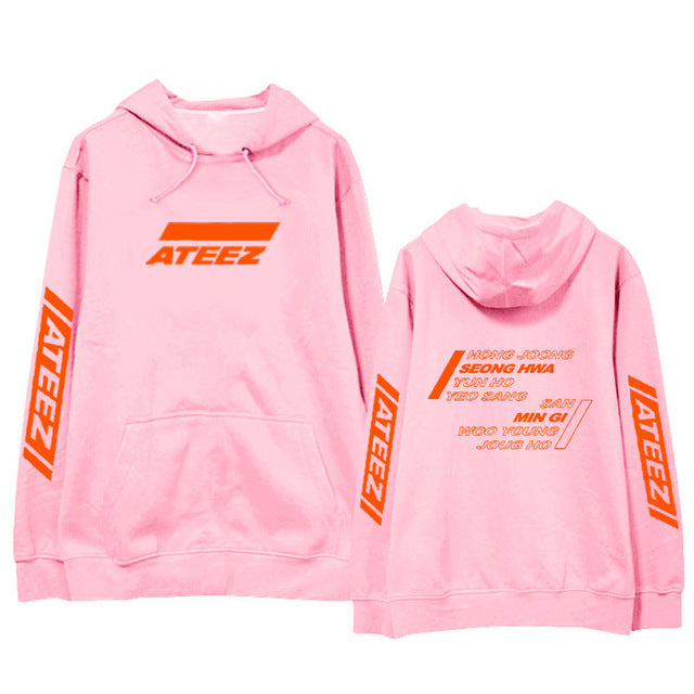 ATEEZ Kpop Hoodie Hooded Women Men Sweatshirt tshirts   ATEEZ Kpop Sweatshirt Kpop - Kpopshop