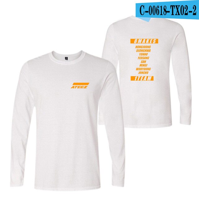 ATEEZ T-shirt Tops New Korean Team  New Style Plus Size Kpop 4XL - Kpopshop