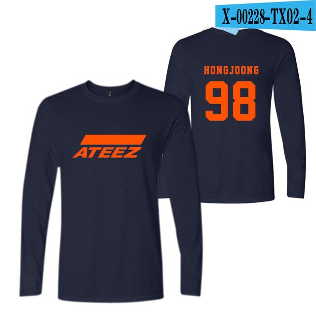 ATEEZ T-shirt Tops New Korean Team  New Style Plus Size Kpop 4XL - Kpopshop