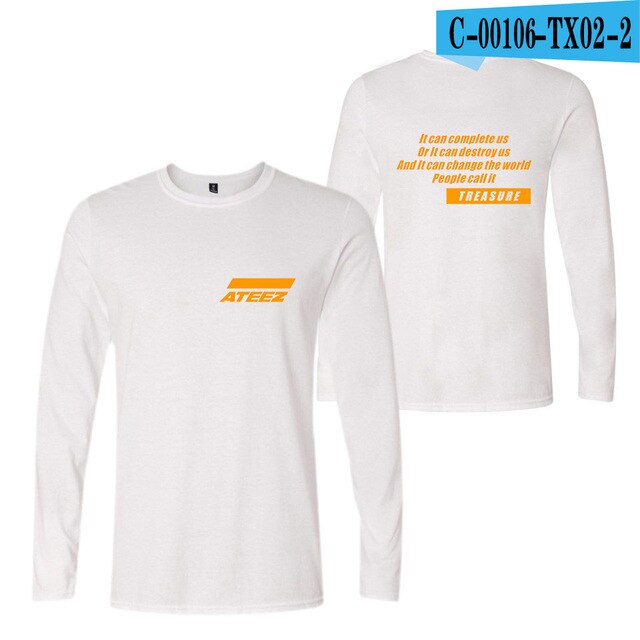 ATEEZ T-shirt Tops New Korean Team  New Style Plus Size Kpop 4XL - Kpopshop