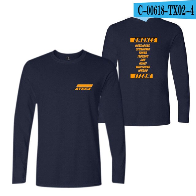 ATEEZ T-shirt Tops New Korean Team  New Style Plus Size Kpop 4XL - Kpopshop
