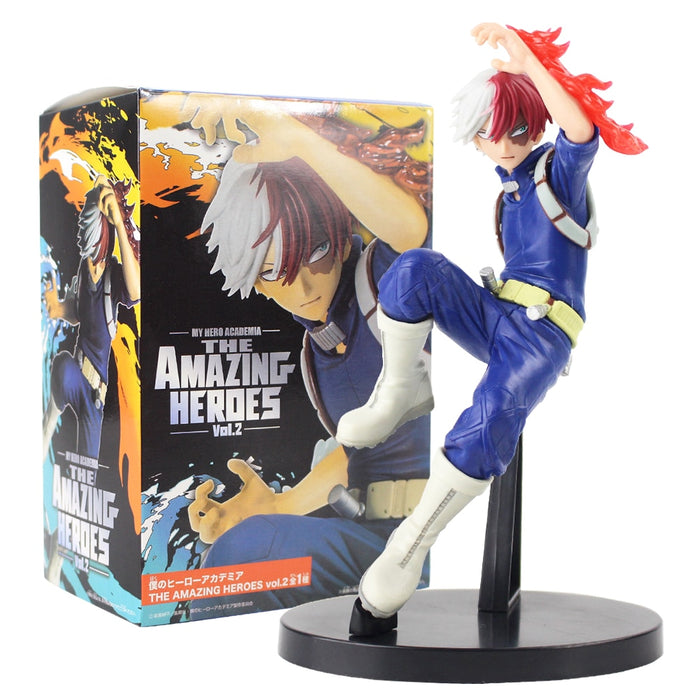 Anime My Hero Academia Figure Action Todoroki Shoto PVC Collection Model Toy The Amazing Heroes Vol.2