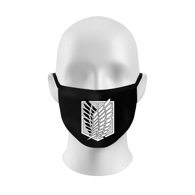 Attack on Titan Scout Legion Mask Red Cloud Mask Dustproof Anime Cosplay Akatsuki Uchiha Sasuke Itachi Mask