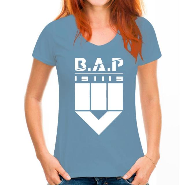 Bap B.A.P 151115 Come Back Album Same Printing O Neck Short Sleeve Loose T Shirt For Summer Kpop Fashion T-Shirt