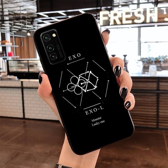 KPOP EXO Returns Black White Flag Soft Phone Cover for Samsung S20 plus Ultra S6 S7 edge S8 S9 plus S10 5G lite 2021