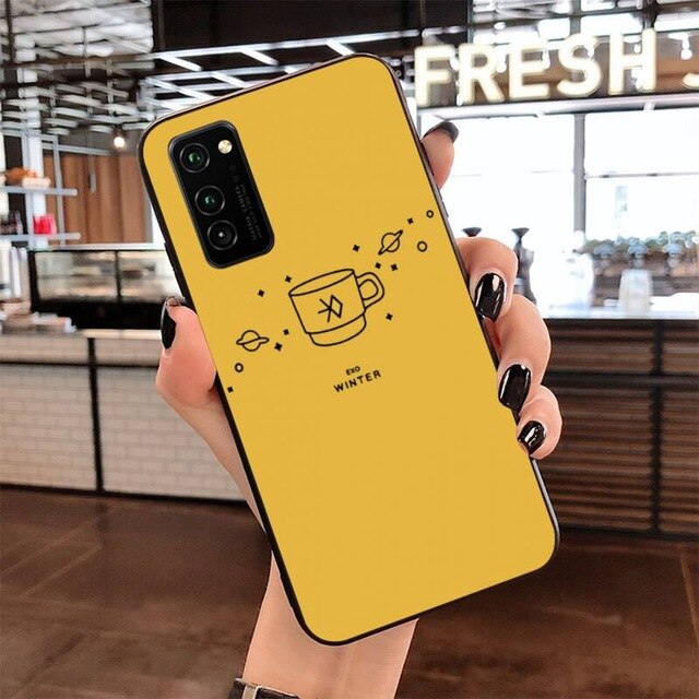 KPOP EXO Returns Black White Flag Soft Phone Cover for Samsung S20 plus Ultra S6 S7 edge S8 S9 plus S10 5G lite 2021