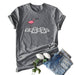 Women Plus Size T-shirt Animal Bird Flamingo Numbers T-shirt O-Neck Funny Women T-Shirt 2020 - Kpopshop