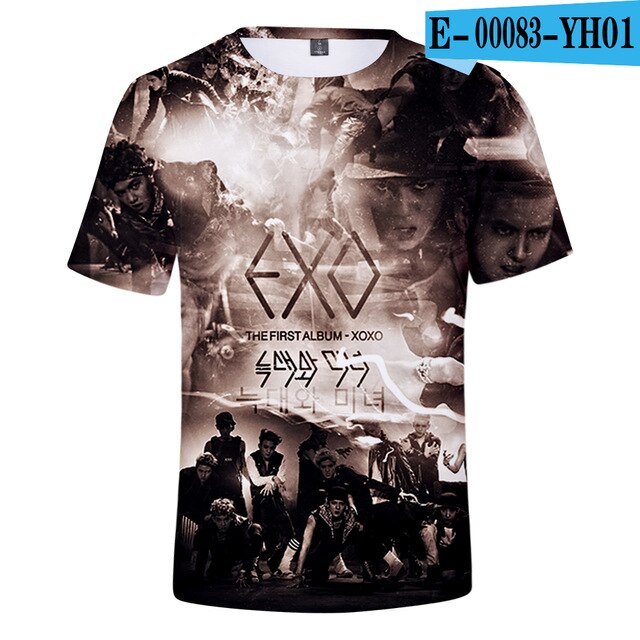 Kpop Newest EXO T-shirts Kpop Fashion Short Sleeve Casual Streetwear Tee Shirts Harajuku O-neck Unisex Loose T-shirts EXO that you'll fall in love with. At an affordable price at KPOPSHOP, We sell a variety of EXO T-shirts Kpop Fashion Short Sleeve Casual Streetwear Tee Shirts Harajuku O-neck Unisex Loose T-shirts EXO with Free Shipping.
