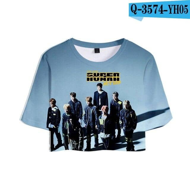 Kpop Newest TOMMY NCT 127 We Are Super Human 3D Print Women Crop Tops Kpop Casual Summer Short Sleeve T-shirt Fashion Streetwear shirt that you'll fall in love with. At an affordable price at KPOPSHOP, We sell a variety of TOMMY NCT 127 We Are Super Human 3D Print Women Crop Tops Kpop Casual Summer Short Sleeve T-shirt Fashion Streetwear shirt with Free Shipping.