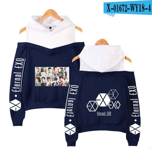 Kpop Newest Fashion Hoodies idol EXO Print kpop Harajuku Off Shoulder Hoodie Sweatshirt Women 2019 Hot Sale Casual Autumn Ladies  Streetwear that you'll fall in love with. At an affordable price at KPOPSHOP, We sell a variety of Fashion Hoodies idol EXO Print kpop Harajuku Off Shoulder Hoodie Sweatshirt Women 2019 Hot Sale Casual Autumn Ladies  Streetwear with Free Shipping.