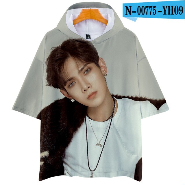 3D ATEEZ Idol Women Fans T-Shirt Loose funny Plus Size Kpop - Kpopshop