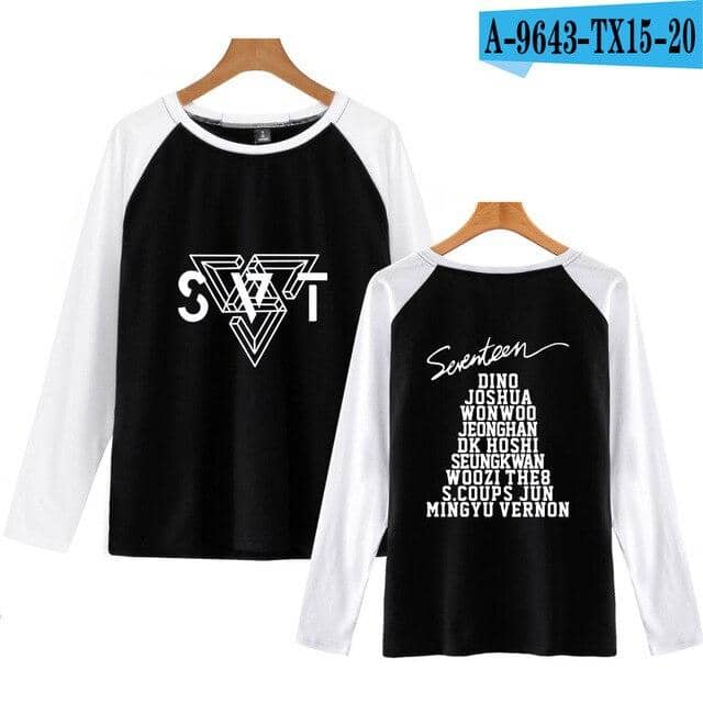 Kpop Newest Tommy SEVENTEEN New Album Fashion Print Tee Shirts Long Sleeve 201 Autumn Long Tshirt Women Fashion T-shirt Women 4XL that you'll fall in love with. At an affordable price at KPOPSHOP, We sell a variety of Tommy SEVENTEEN New Album Fashion Print Tee Shirts Long Sleeve 201 Autumn Long Tshirt Women Fashion T-shirt Women 4XL with Free Shipping.
