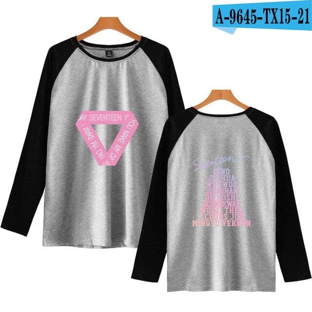 Kpop Newest Tommy SEVENTEEN New Album Fashion Print Tee Shirts Long Sleeve 201 Autumn Long Tshirt Women Fashion T-shirt Women 4XL that you'll fall in love with. At an affordable price at KPOPSHOP, We sell a variety of Tommy SEVENTEEN New Album Fashion Print Tee Shirts Long Sleeve 201 Autumn Long Tshirt Women Fashion T-shirt Women 4XL with Free Shipping.