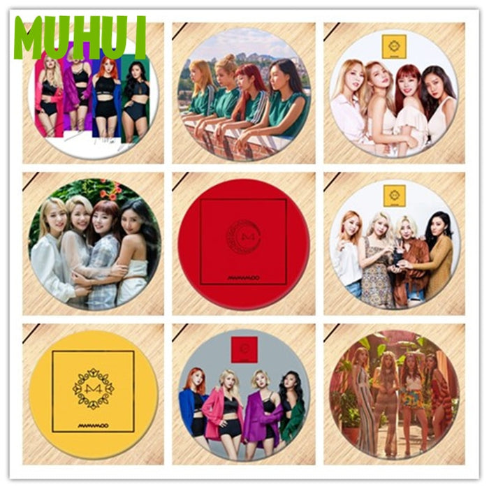 Kpop MAMAMOO Brooch Pin Badges For Clothes Backpack Decoration Jewelry