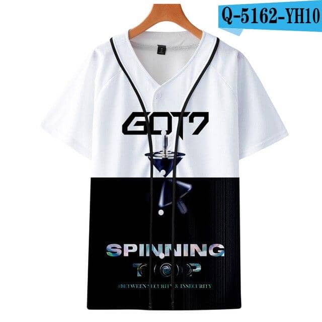 Kpop Newest GOT7 3D Printed Baseball T-shirts Women/Men Fashion Summer Short Sleeve Tshirt 2019 Hot Sale Casual Streetwear Clothes that you'll fall in love with. At an affordable price at KPOPSHOP, We sell a variety of GOT7 3D Printed Baseball T-shirts Women/Men Fashion Summer Short Sleeve Tshirt 2019 Hot Sale Casual Streetwear Clothes with Free Shipping.