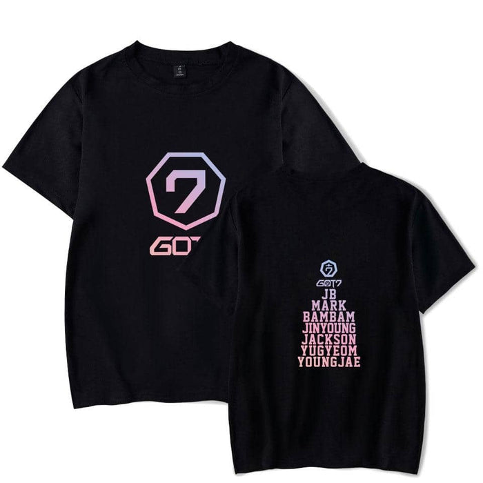 Kpop Newest GOT7 Korean Group Women's Kpop O-Neck Short Sleeves T Shirts Woman/Men's Summer Album Cotton T-shirt Hip Hop Streetwear T-Shirt that you'll fall in love with. At an affordable price at KPOPSHOP, We sell a variety of GOT7 Korean Group Women's Kpop O-Neck Short Sleeves T Shirts Woman/Men's Summer Album Cotton T-shirt Hip Hop Streetwear T-Shirt with Free Shipping.