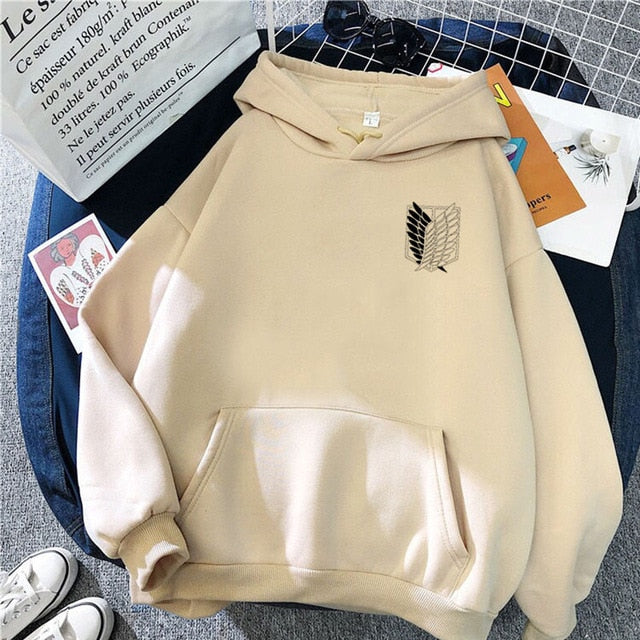 Female/Men Hoodies Japanese Anime Graphic Hoodie Woman Kawaii Naruto One Piece Demon Slayer Attack on Titan