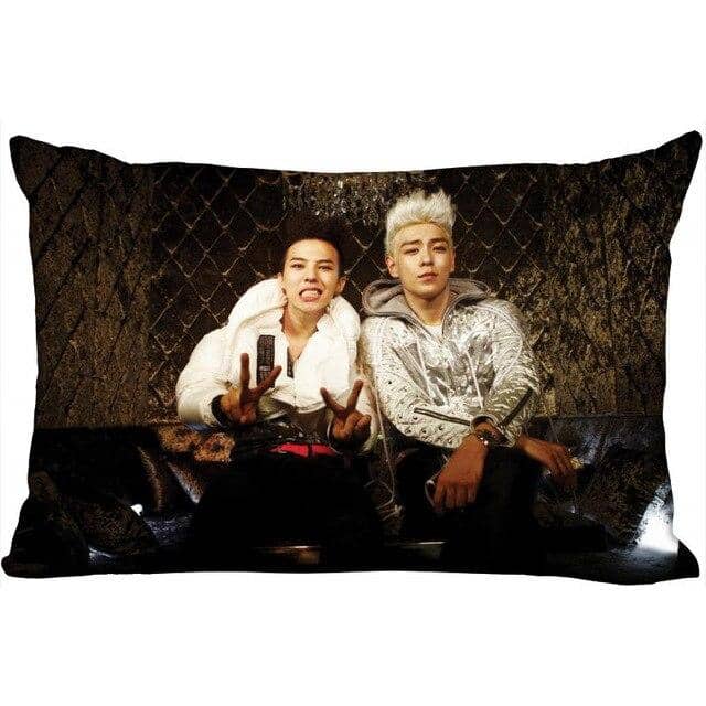 Kpop Newest Hot Custom KPOP BIGBANG Rectangular Pillowcase Home Bedroom Living Room Silk Pillowcase Two Sides Printing More Size that you'll fall in love with. At an affordable price at KPOPSHOP, We sell a variety of Hot Custom KPOP BIGBANG Rectangular Pillowcase Home Bedroom Living Room Silk Pillowcase Two Sides Printing More Size with Free Shipping.
