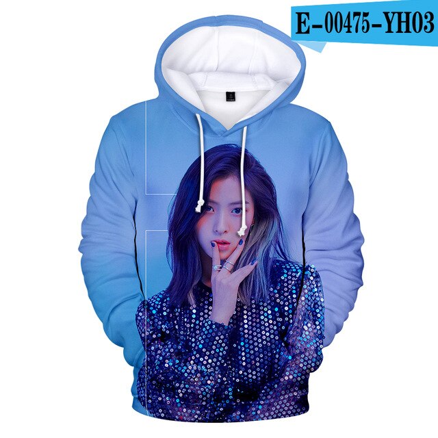 ITZY Hoodies Men/Women Sweatshirt Hooded Male/Female Star ITZY DALLA DALLA Polluvers 3D Hoody  Winter Clothes top