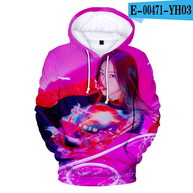 ITZY Hoodies Men/Women Sweatshirt Hooded Male/Female Star ITZY DALLA DALLA Polluvers 3D Hoody  Winter Clothes top