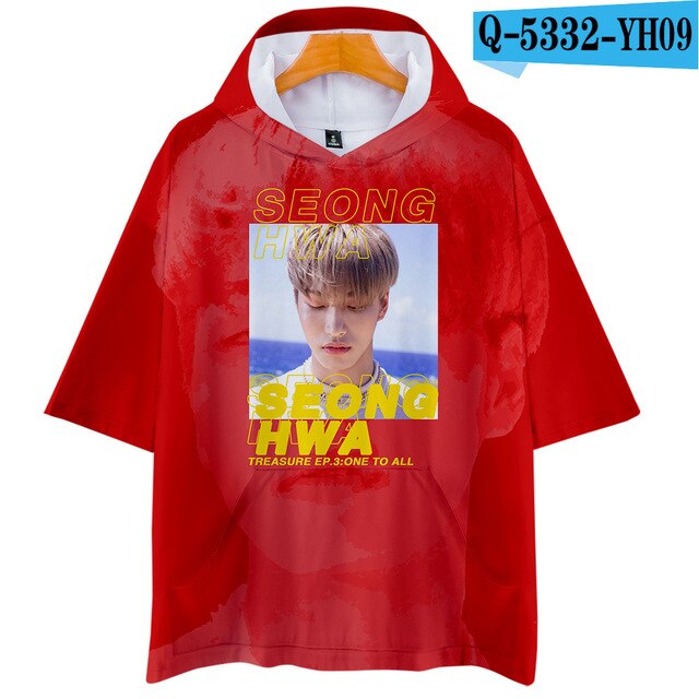 Idol Kpop ATEEZ 3D T-shirt Ulzzang Female  Tshirt - Kpopshop