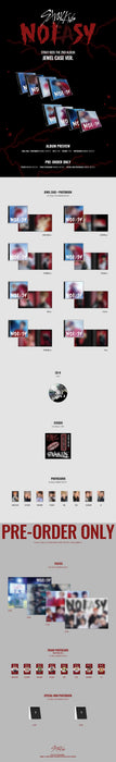 [PRE-ORDER]-Stray Kids - [NOEASY] 2nd Album Jewel Case Version
