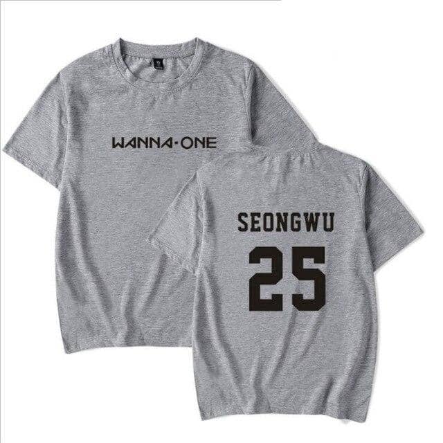 Kpop Newest K POP KPOP WANNA ONE Fans Supportive T Shirt For Women Men Cotton Short Sleeve Tshirt Couple Clothes Letter Print T-Shirt Femme that you'll fall in love with. At an affordable price at KPOPSHOP, We sell a variety of K POP KPOP WANNA ONE Fans Supportive T Shirt For Women Men Cotton Short Sleeve Tshirt Couple Clothes Letter Print T-Shirt Femme with Free Shipping.