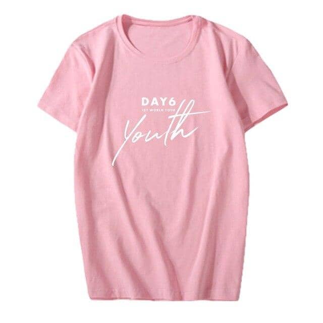 Kpop Newest K-pop DAY6 1ST WORLD TOUR <Youth> Concert Supporting Tshirt Kpop DAY6 Short Sleeve T-shirt Summer Cotton Tops Fans Collection that you'll fall in love with. At an affordable price at KPOPSHOP, We sell a variety of K-pop DAY6 1ST WORLD TOUR <Youth> Concert Supporting Tshirt Kpop DAY6 Short Sleeve T-shirt Summer Cotton Tops Fans Collection with Free Shipping.