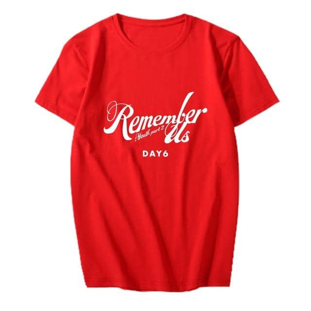 Kpop Newest K-pop DAY6 Album <Remember Us : Youth Part 2> Supporting T-shirt Kpop DAY6 Short Sleeve Tshirt Summer Cotton Tops Fan Collection that you'll fall in love with. At an affordable price at KPOPSHOP, We sell a variety of K-pop DAY6 Album <Remember Us : Youth Part 2> Supporting T-shirt Kpop DAY6 Short Sleeve Tshirt Summer Cotton Tops Fan Collection with Free Shipping.