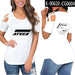 KPOP ATEEZ off shoulder women girl t-shirt women sexy Korean tops - Kpopshop