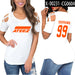 KPOP ATEEZ off shoulder women girl t-shirt women sexy Korean tops - Kpopshop