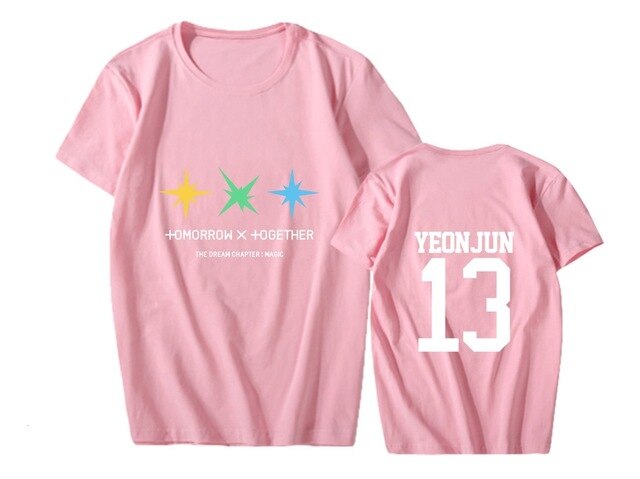 KPOP TXT T Shirt Women Tshirt Tee Shirt Femme Clothes TAEHYUN BEOMGYU Yeonjun TAEHYUN Merchandise Plus Size 4XL
