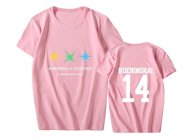 KPOP TXT T Shirt Women Tshirt Tee Shirt Femme Clothes TAEHYUN BEOMGYU Yeonjun TAEHYUN Merchandise Plus Size 4XL
