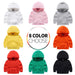 Kids Girls Boys Outerwear White Red Yellow Black Grey Hooded Children Toddler Sweatshirt Kids  Tops for 2-8 Years - Kpopshop