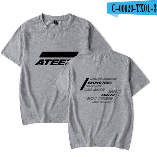 Korea KPOP ATEEZ Men Women Hip Pop Funny Graphic Tees Tops Instagram - Kpopshop