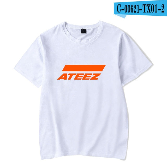 Korea KPOP ATEEZ Men Women Hip Pop Funny Graphic Tees Tops Instagram - Kpopshop